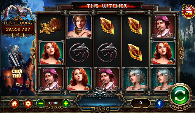 giao diện the witcher go88