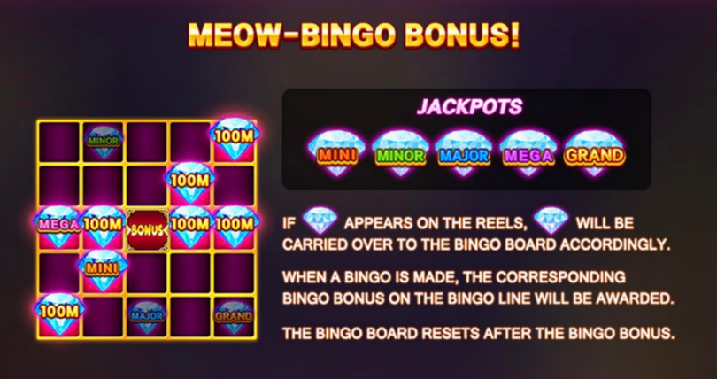 bonus meow bingo